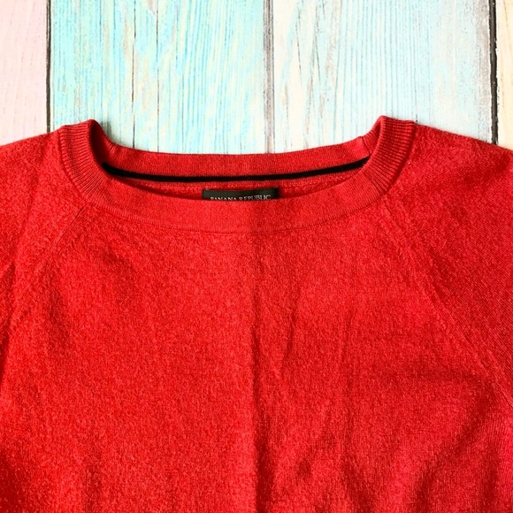 Red banana republic 100% merino wool sweater size medium - Picture 5 of 7